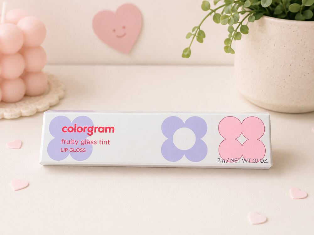 Colorgram Fruity Glass Tint Lip Gloss New In Box Shiny Hydrating pink gloss 1004